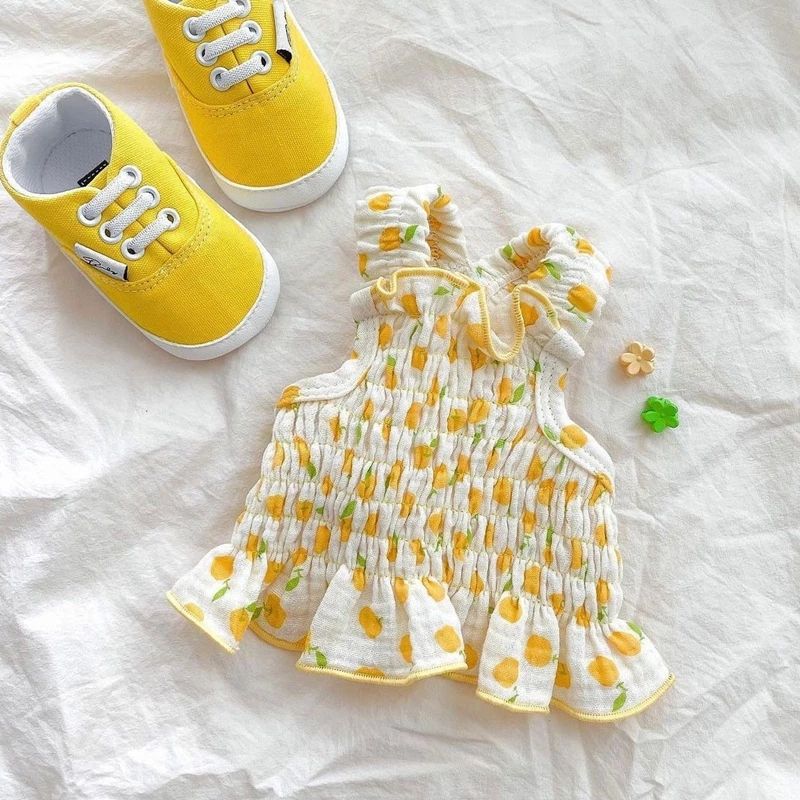 Teddy Skirt Puppy Summer Clothes Pet Small Puppy Pomeranian Yorksia Cat Spring Summer Thin Style