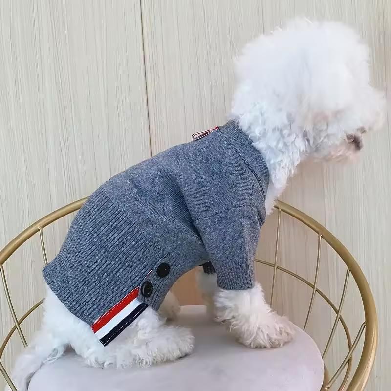 Wholesale Cross-border Pet Knit Cardigan - Bear Design (For Dogs & Cats)