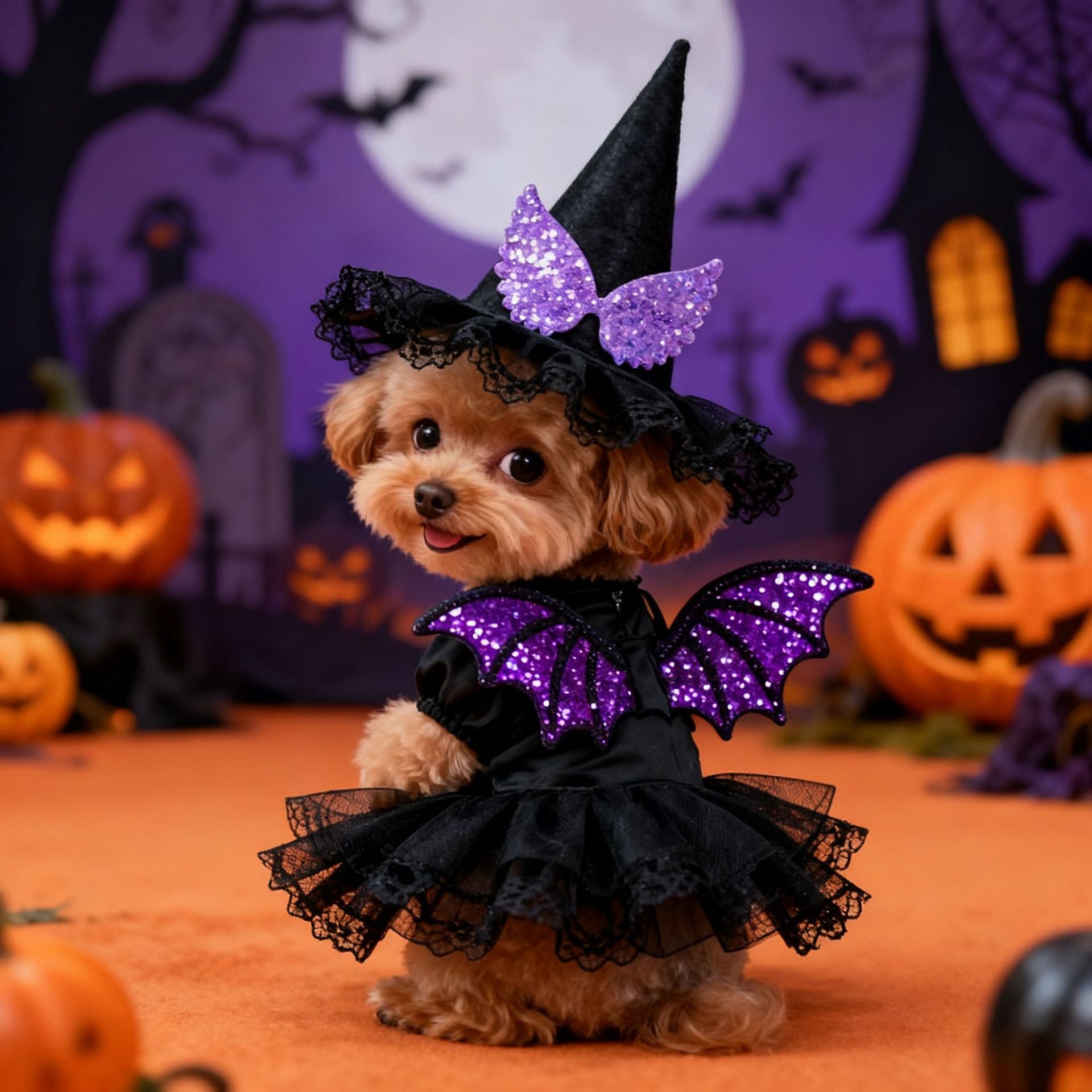 Pet Halloween Hat Creative Pumpkin Devil Spider New Stock  Rabbit Pet Dog