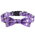 Spider Pumpkin Dog Collar Bowknot Ghost Festival Jewelry Halloween Pet Collar