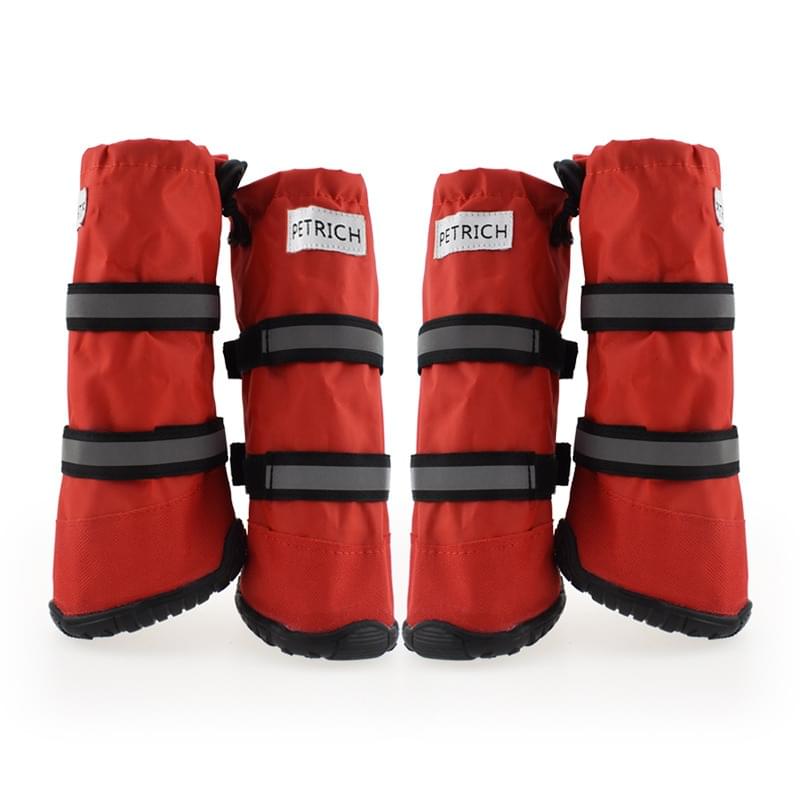 Pet Dog Boots Long Tube Dog Shoes Windproof Warm Winter Long Tube Snow Shoes