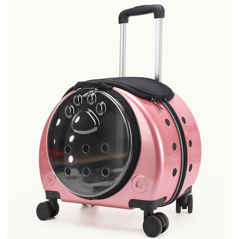 Pet Box Transparent Large Capacity Portable Pet Backpack Space Cabin Dog Luggage