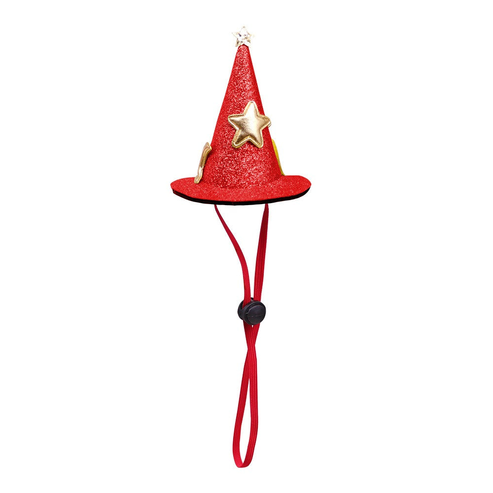 Holiday Pet Hat Halloween Cat and Dog Headwear Adjustable Decoration