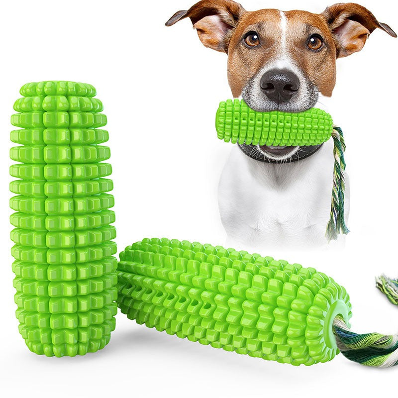Pet Supplies Sound Corn Dog Toy Cotton Rope Teething Stick