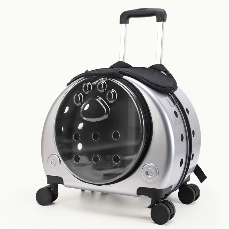 Pet Box Transparent Large Capacity Portable Pet Backpack Space Cabin Dog Luggage