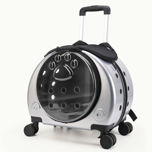 Pet Box Transparent Large Capacity Portable Pet Backpack Space Cabin Dog Luggage