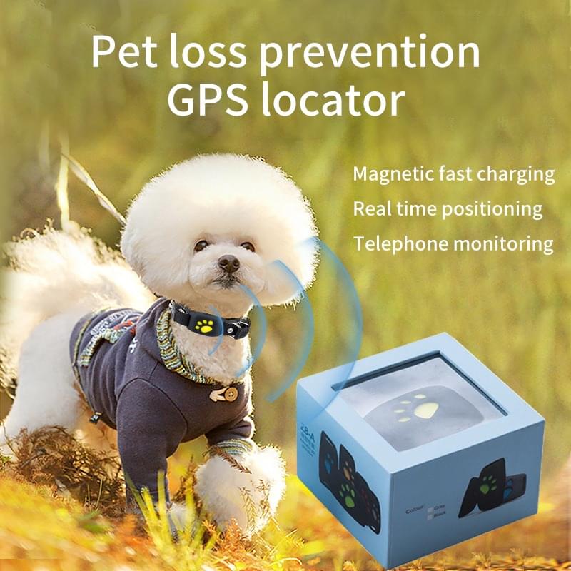 GPS pet locator dog cat tracker pet anti loss tracker global locator cross-border portability
