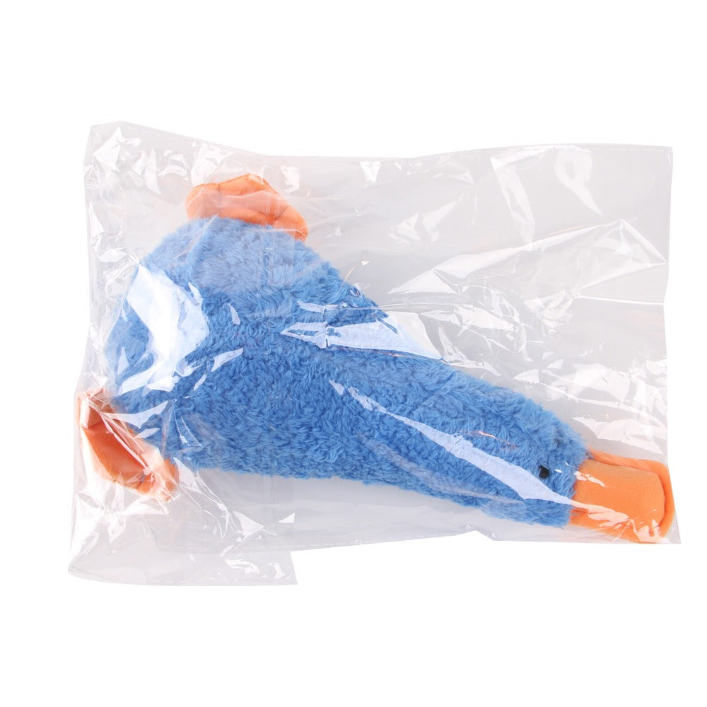 Pet Plush Soundmaking Toy Dog Bites Duck to vent Cartoon Wing less Bird Toy