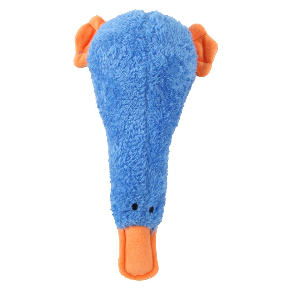 Pet Plush Soundmaking Toy Dog Bites Duck to vent Cartoon Wing less Bird Toy