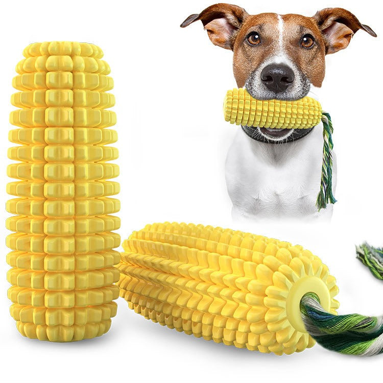 Pet Supplies Sound Corn Dog Toy Cotton Rope Teething Stick