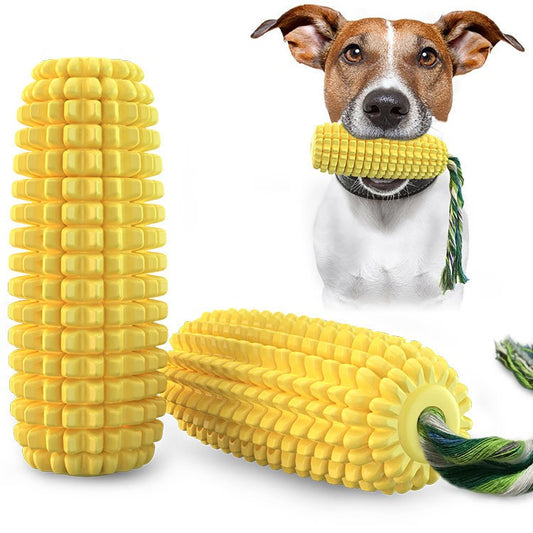 Pet Supplies Sound Corn Dog Toy Cotton Rope Teething Stick
