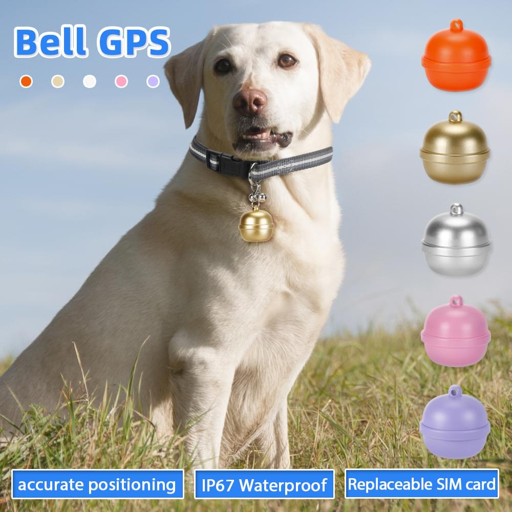 Old People Children Cats And Dogs Lost Waterproof Tracker Pet Locator Pet Collar Bell Anti-Loss Device