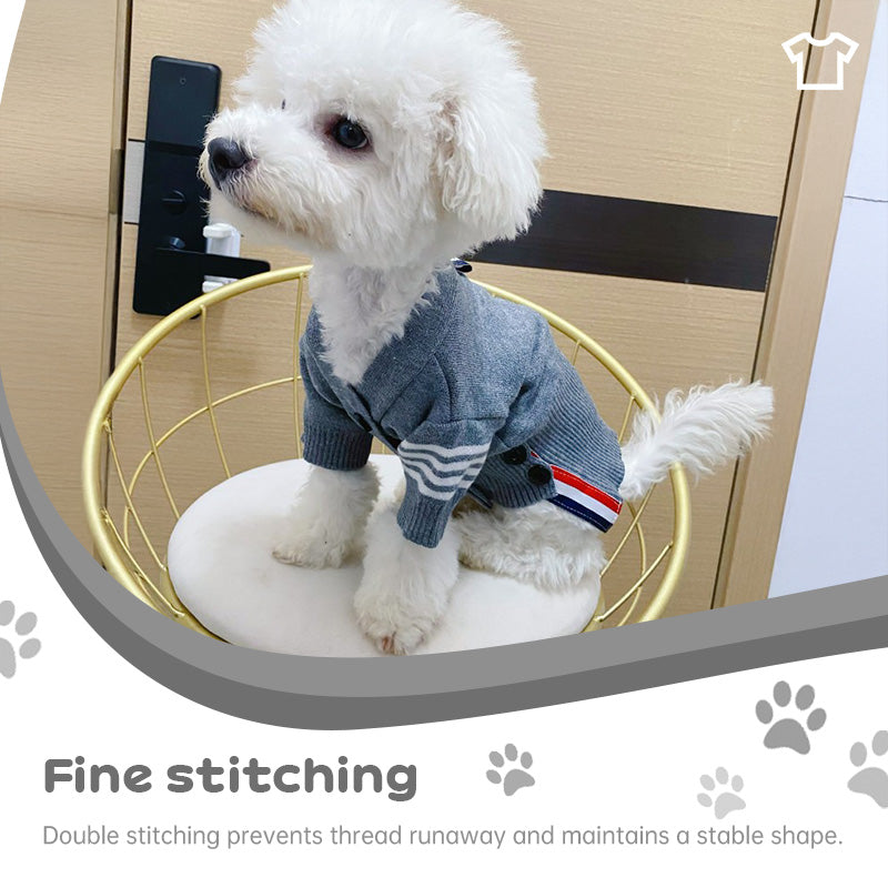 Wholesale Cross-border Pet Knit Cardigan - Bear Design (For Dogs & Cats)