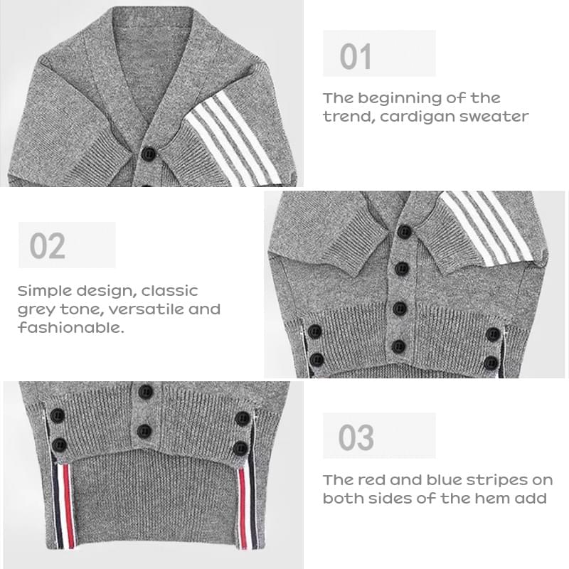 Wholesale Cross-border Pet Knit Cardigan - Bear Design (For Dogs & Cats)
