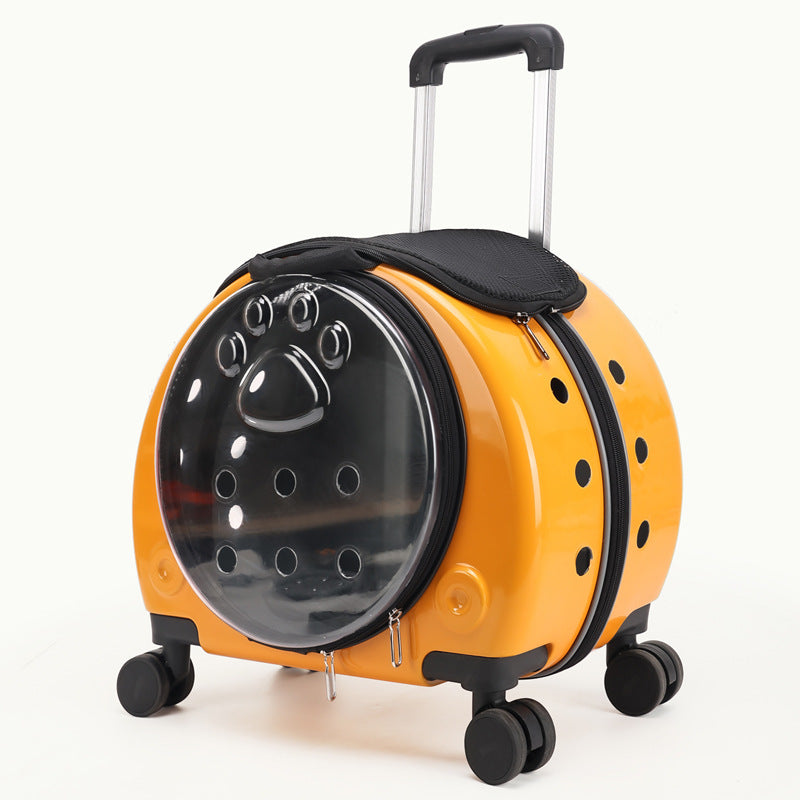 Pet Box Transparent Large Capacity Portable Pet Backpack Space Cabin Dog Luggage
