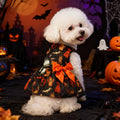 Pet Halloween Dog Costume Bat Dress Pumpkin Festival Dog Clothing