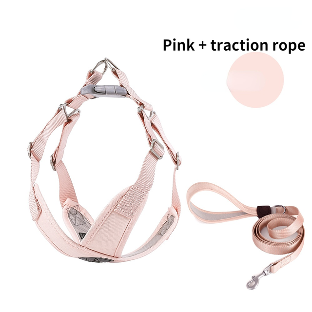 Pet Chest Strap New Macaron Fresh Summer Vest-Style Dog Leash Pet Supplies