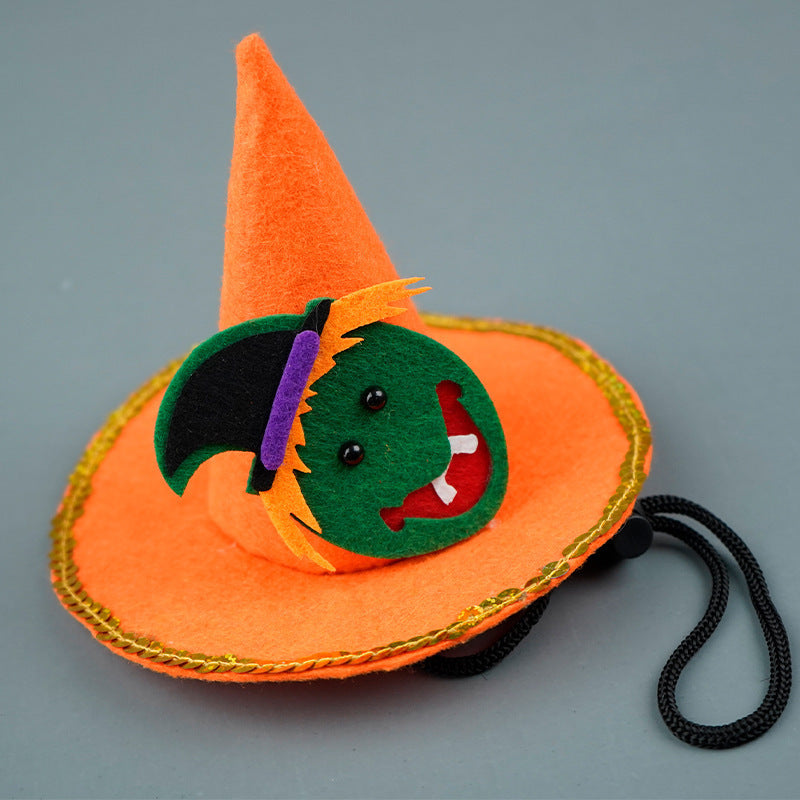 Pet Dog Cat Halloween Hat Creative Pumpkin Devil Spider Costume for Pets
