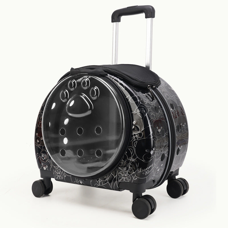Pet Box Transparent Large Capacity Portable Pet Backpack Space Cabin Dog Luggage