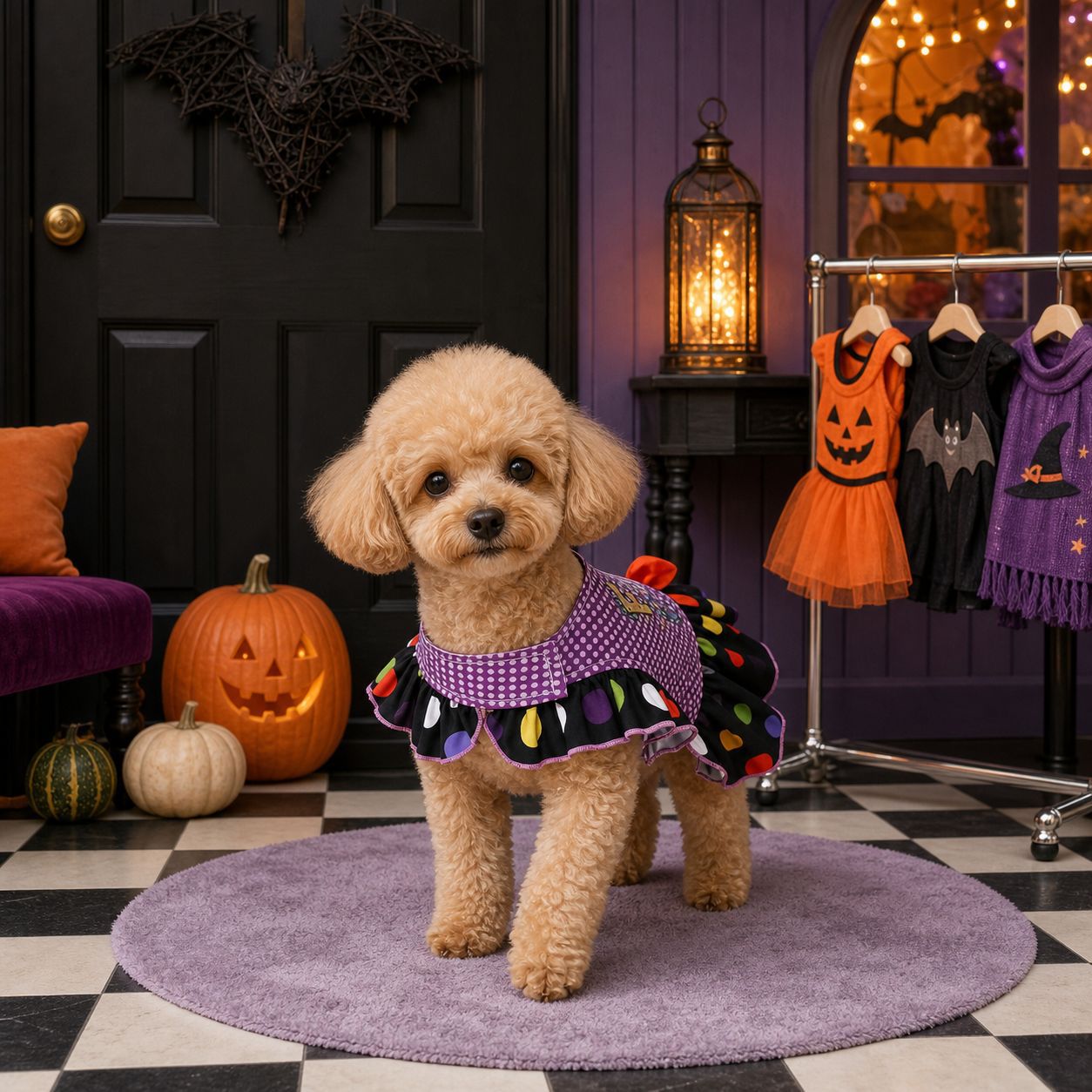 Pet Halloween Dog Costume Egg Dress for Autumn and Winter