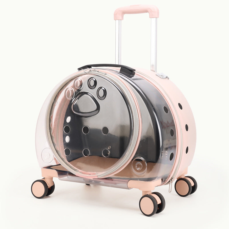 Pet Box Transparent Large Capacity Portable Pet Backpack Space Cabin Dog Luggage