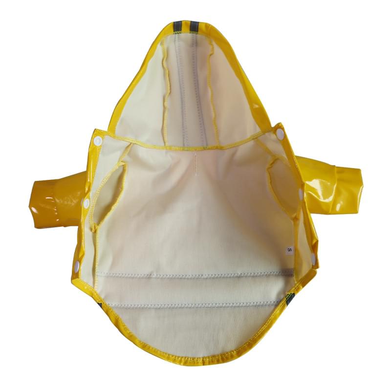 Pet Raincoat with Reflective Strips, Thickened Waterproof Raincoat for Small and Medium Dogs